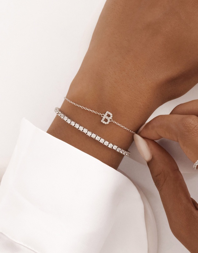 The Silver Collective - The Mini Tennis Bracelet