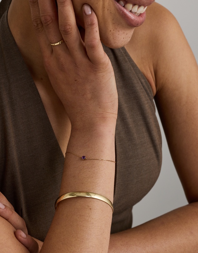 Michael Hill - Bracelet with Amethyst in 10kt Yellow Gold