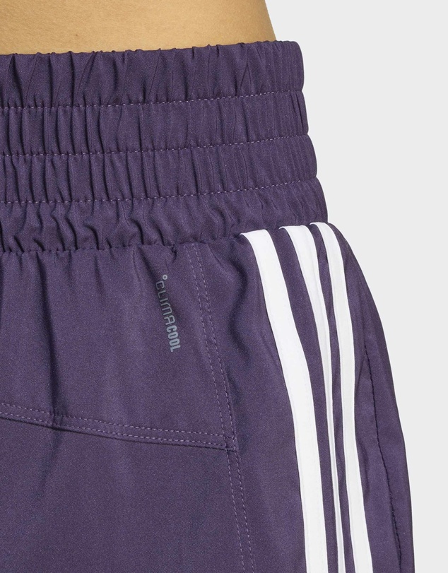 adidas Performance - Pacer Training 3-Stripes Woven High-Rise Shorts Womens