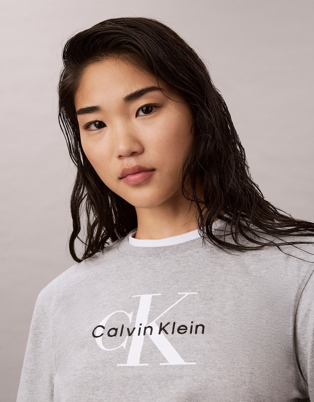 Calvin Klein Jeans - Monologo Cropped Drawstring Tee