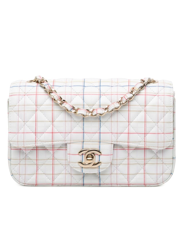 Pre-Loved by Azura Reborn - Pre-Loved Mini Rectangular Classic Printed Calfskin Single Flap