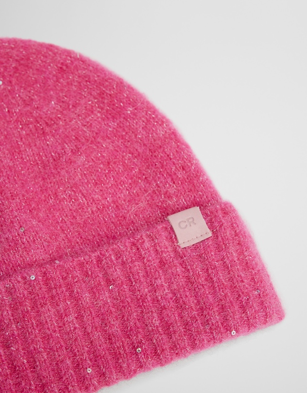 Country Road - Sequin Fluffy Beanie