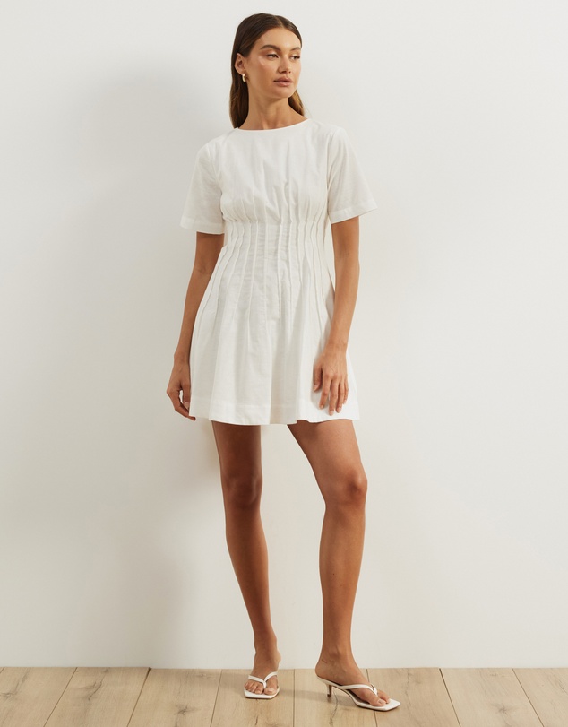 Atmos&Here - Maya Pleat Mini Dress