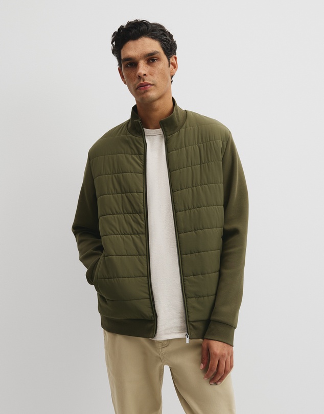 Country Road - Hybrid Funnel Zip Through Jacket