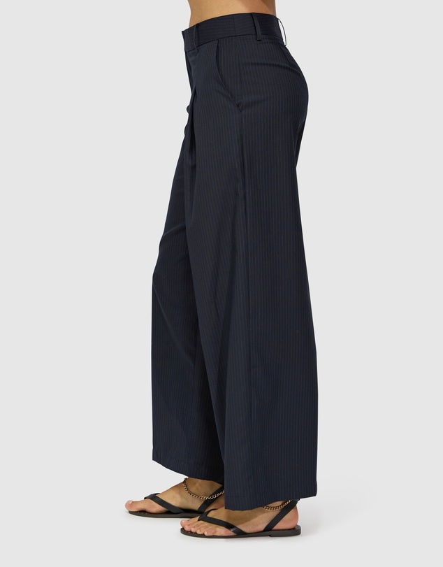 Belle & Bloom - Ready For Your Love Pinstripes Wide Leg Pant