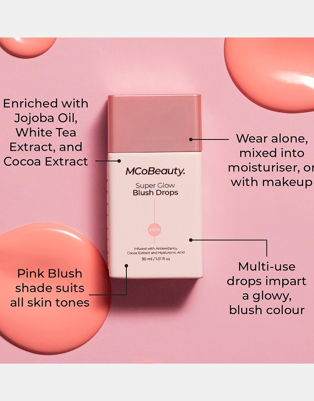 MCoBeauty - Super Glow Blush Drops - Blush Pink