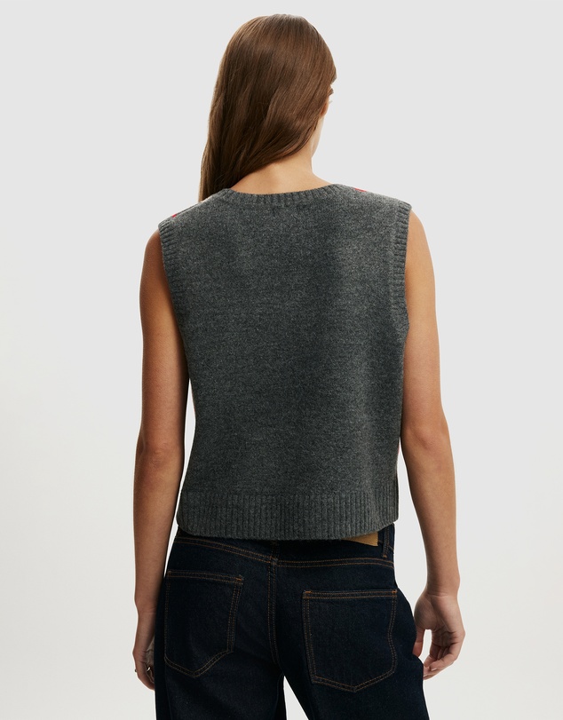 Cotton On - V-Neck Slouch Vest