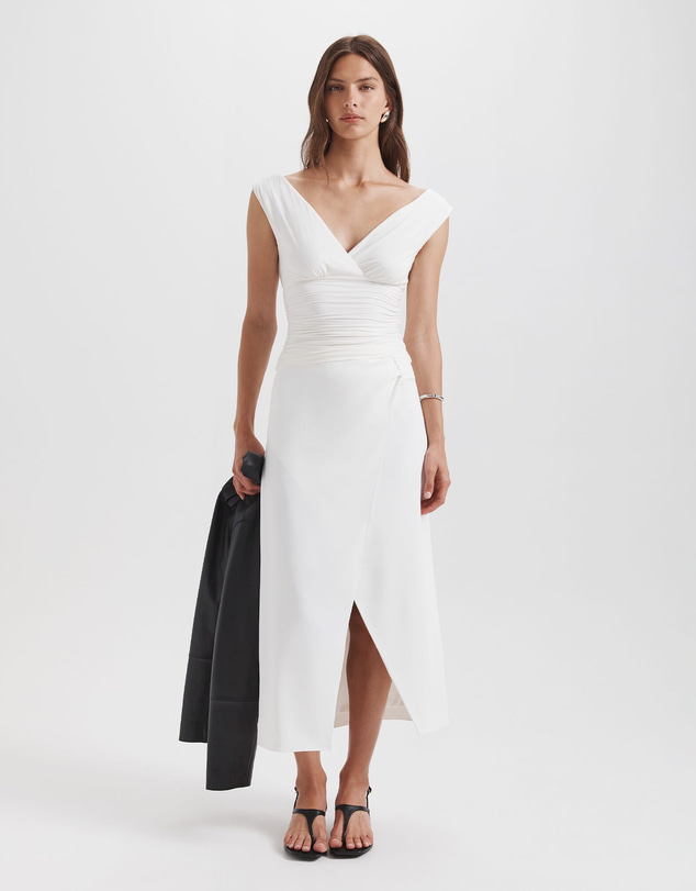 SABA - Dharma Drape Midi Skirt