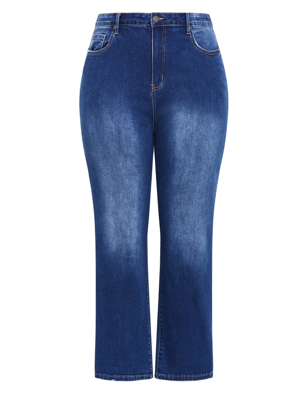 City Chic - Harley Fit Dani Straight Leg Jean
