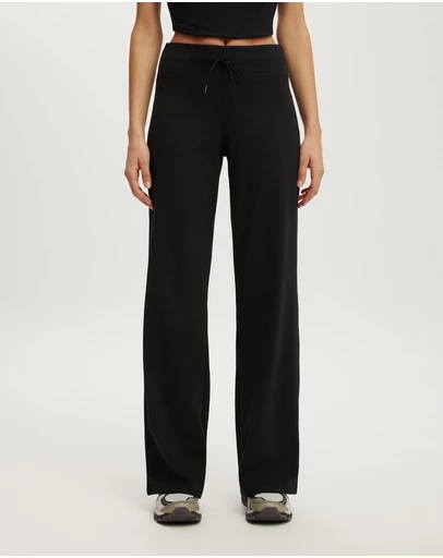 Cotton On Body Active - Ultra Soft Tie Front Wide Leg Pant