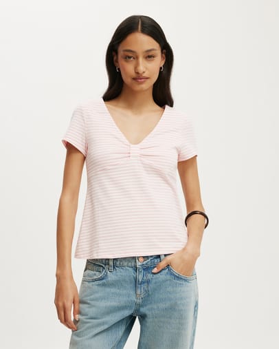 MADI STRIPE FLAMINGO FIZZ