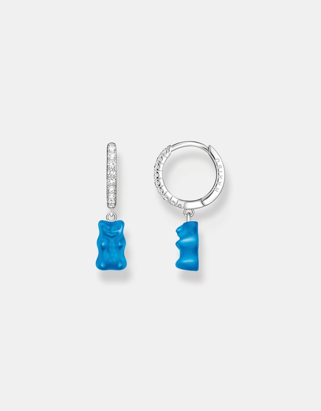 THOMAS SABO - HARIBO Blue Bear Hoop Single Earring