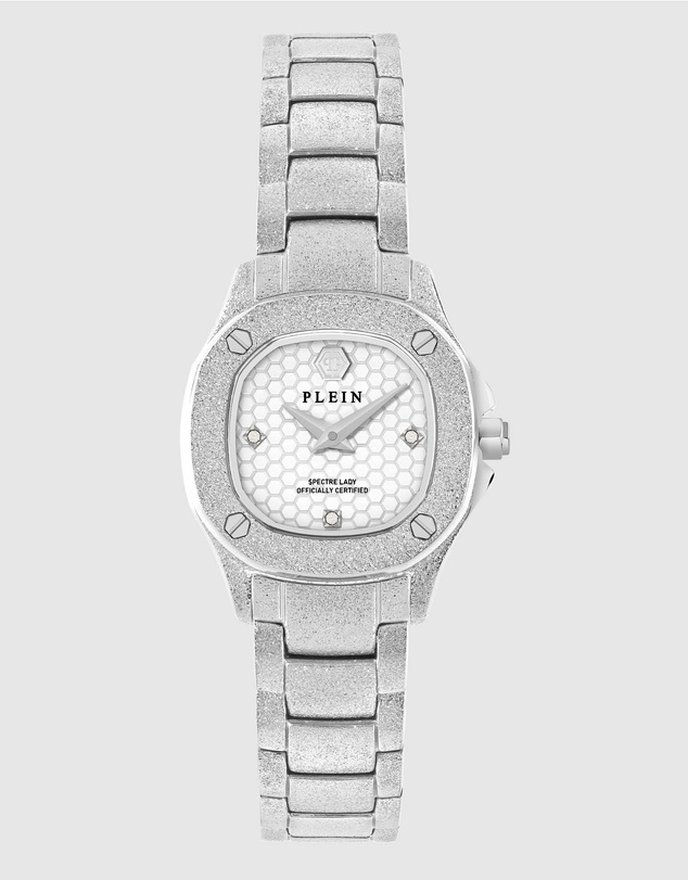 Philipp Plein - THE $PECTRE LADY MINI 23mm Silver-Tone Analogue