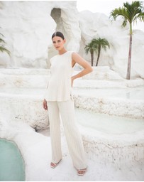 Soon Maternity - Collette Linen Knit Pants