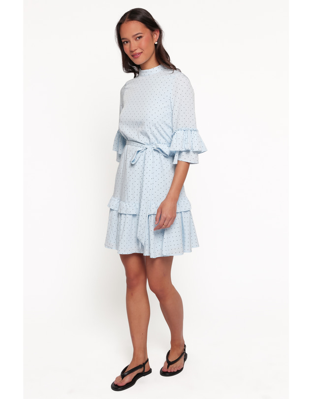 Petal & Pup - Peta Dress - Blue Polka Dot