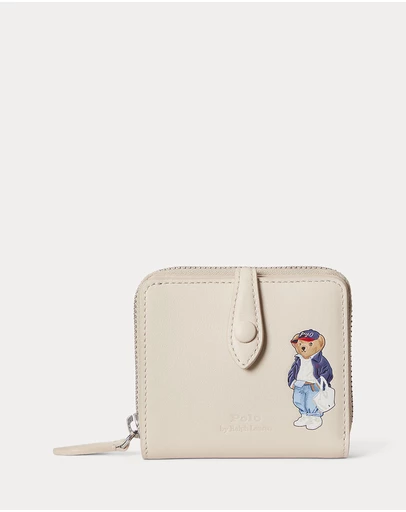 Polo Ralph Lauren - Polo Bear Leather Compact Wallet