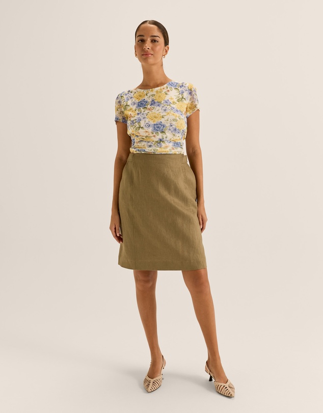 Review - Elba Floral Mesh Top