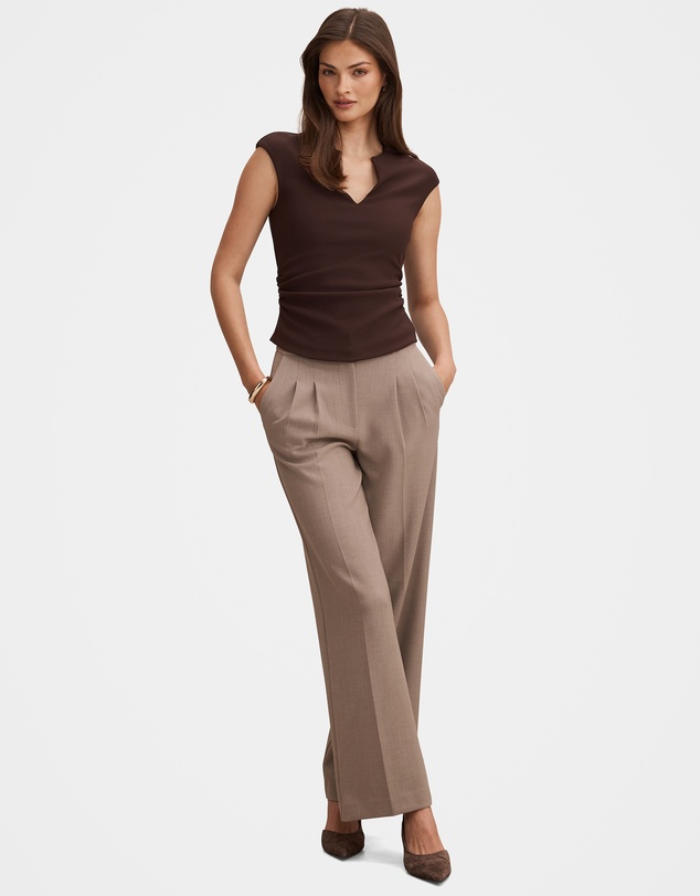 Forever New - Eva Pleated Wide Leg Pants