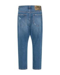 ONE TEASPOON - Bay Blue Kingpins Cropped Boyfriend Jeans
