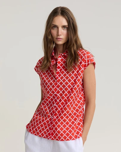 Sportscraft - Geo Lily Voile Shirt
