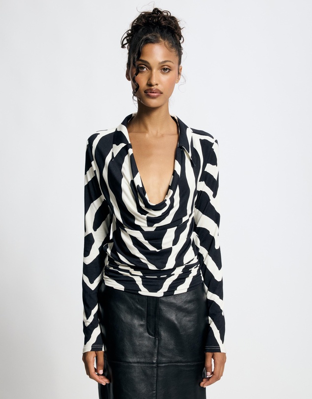 Lover - Bianca Plunge Top