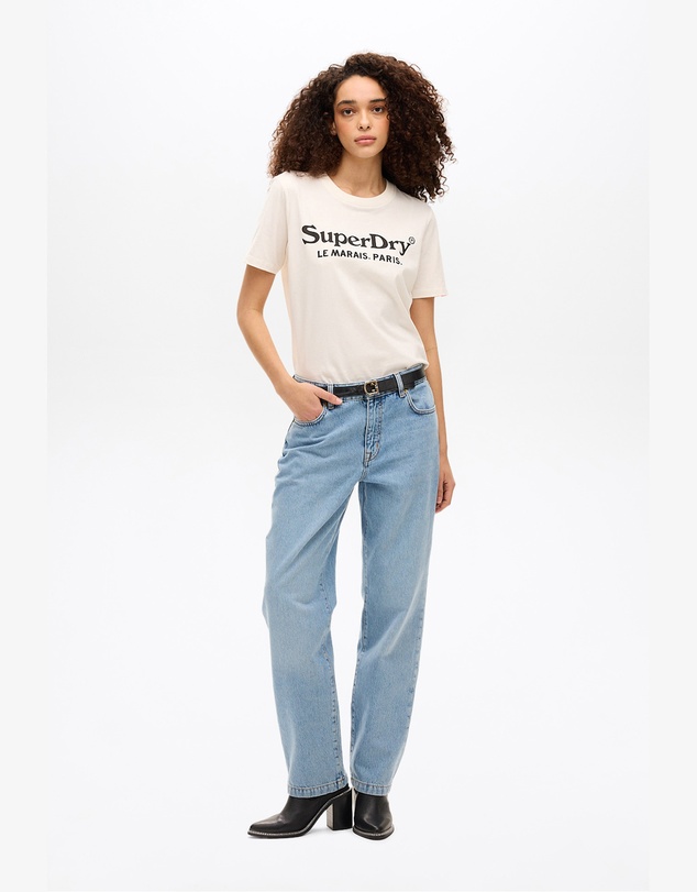Superdry - Venue Metallic Graphic Tee