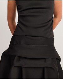 TOJHA - GAIA STRAPLESS MAXI DRESS BLACK