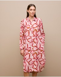 Trenery - Peony Relaxed Shirt Dress in Soft Pink