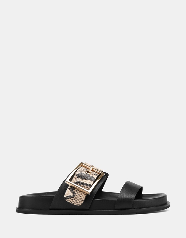 Wittner - Elsa Snake Print Leather Sandals