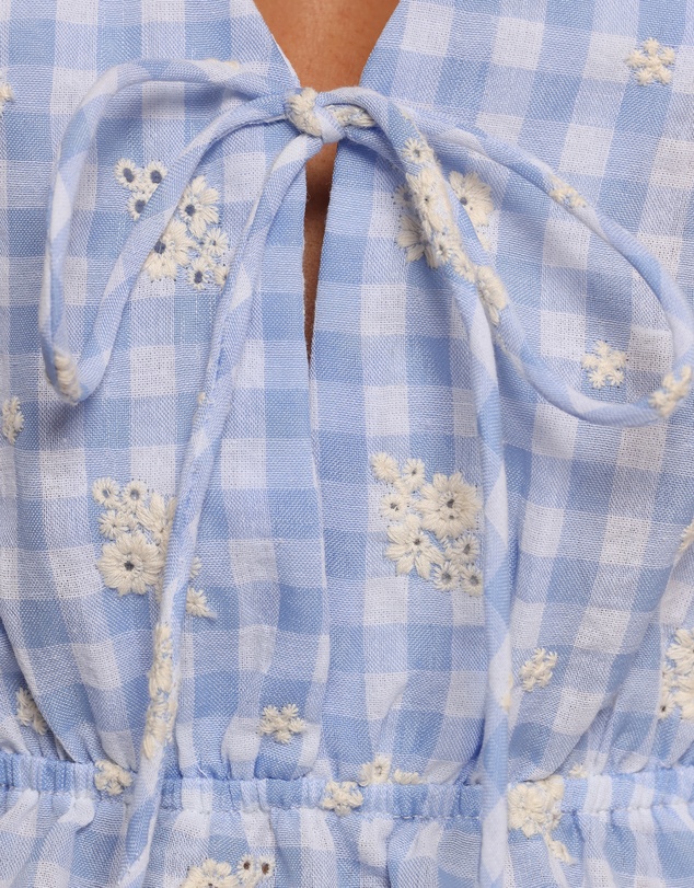 Petal & Pup - Cecelia Top - Blue Gingham