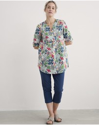 Seasalt - Seasalt Cornwall Seaweed Flower Chalk Op Art Tunic