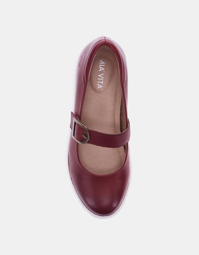 Mia Vita - Besty Mary-Jane - Burgundy