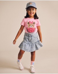 Huxbaby - Dreamy Denim Frilly Skirt - Kids