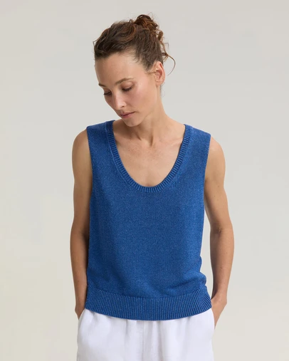 Sportscraft - Linen Blend Singlet