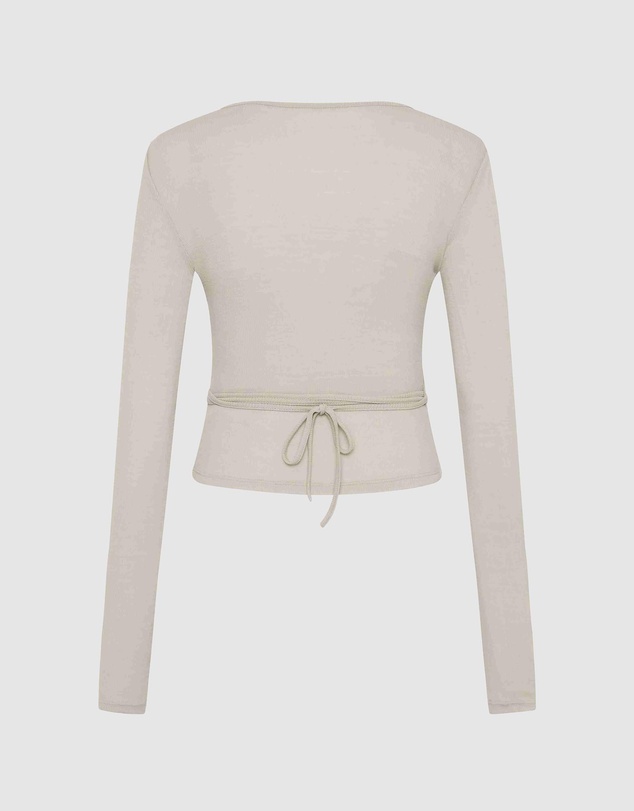 St. Agni - Baby Wool Wrap Top