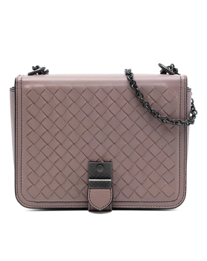 Pre-Loved by Azura Reborn - Pre-Loved Small Nappa Intrecciato Runway Shoulder Bag