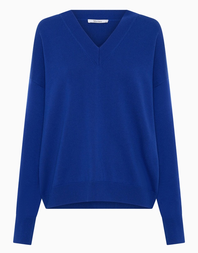 Morrison - Payton V-Neck Merino Knit Pullover