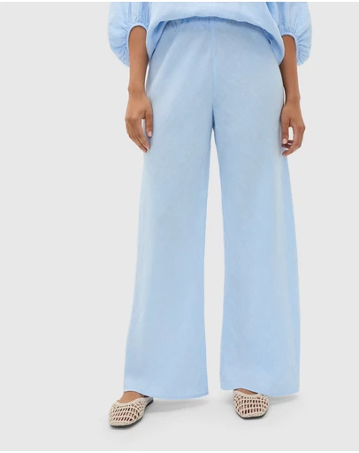 Seed Heritage - Core Linen Easy Wide Leg Pant