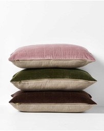Aura Home - Luxury Velvet Quilted Cushion