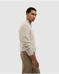 Politix - Barker Quarter Zip Knit