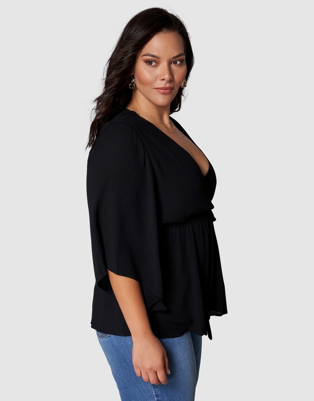 Something 4 Olivia - Salma Wrap Blouse
