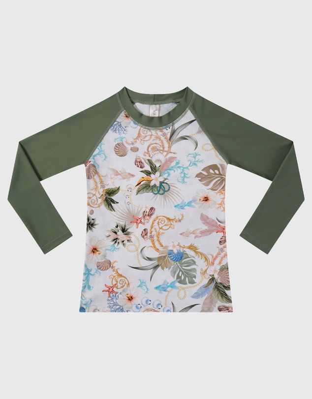 Aqua Blu Kids - Playa Long Sleeve Rash Vest - Kids
