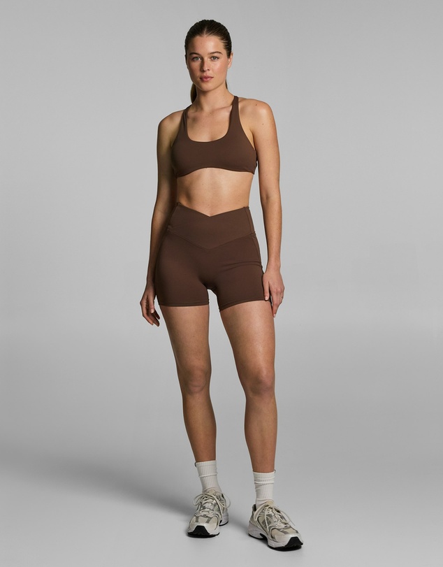 Rockwear - Cross Front Mid Thigh Bike Shorts
