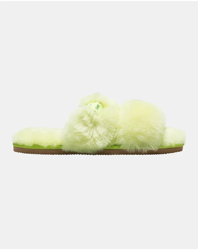 Vodka Cruiser - Fluffy Lime OpenToe Slippers