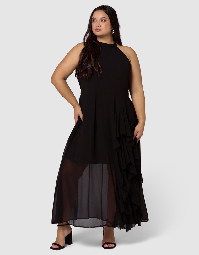 Pink Dusk by Curve Project - Kiss Kiss Maxi Dress