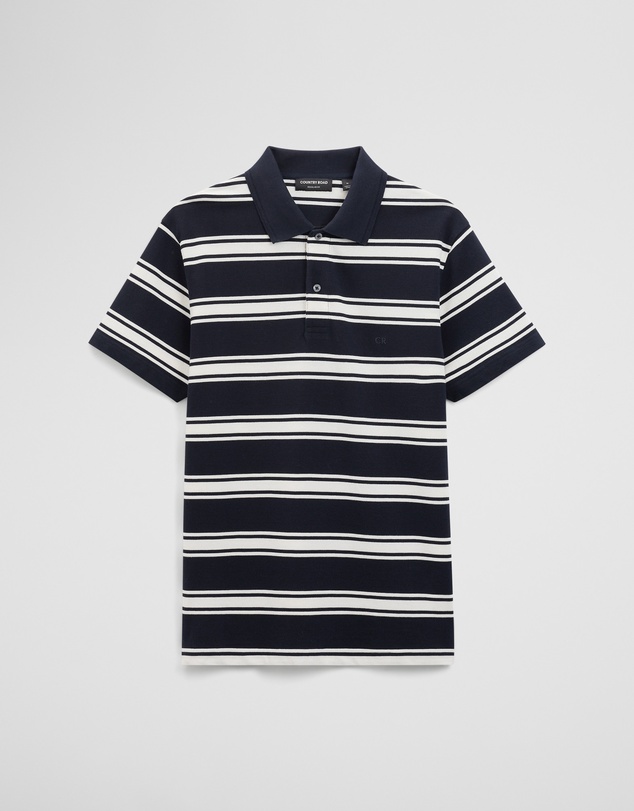 Country Road - Australian Cotton Stripe Pique Polo
