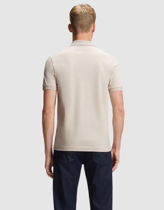 BOSS - Stretch-Cotton Slim-Fit Polo Shirt With Logo Patch
