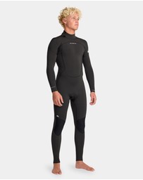 Quiksilver - Mens Prologue+ 4/3mm Back Zip GBS Wetsuit