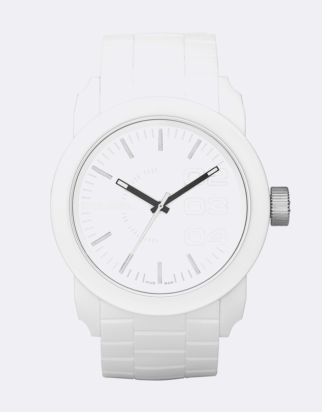 Diesel - Double Down S44 White Analogue Watch