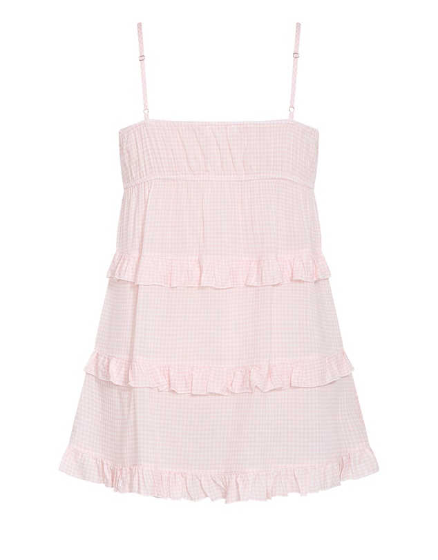City Chic - Gigi Gingham Sleepwear Chemise